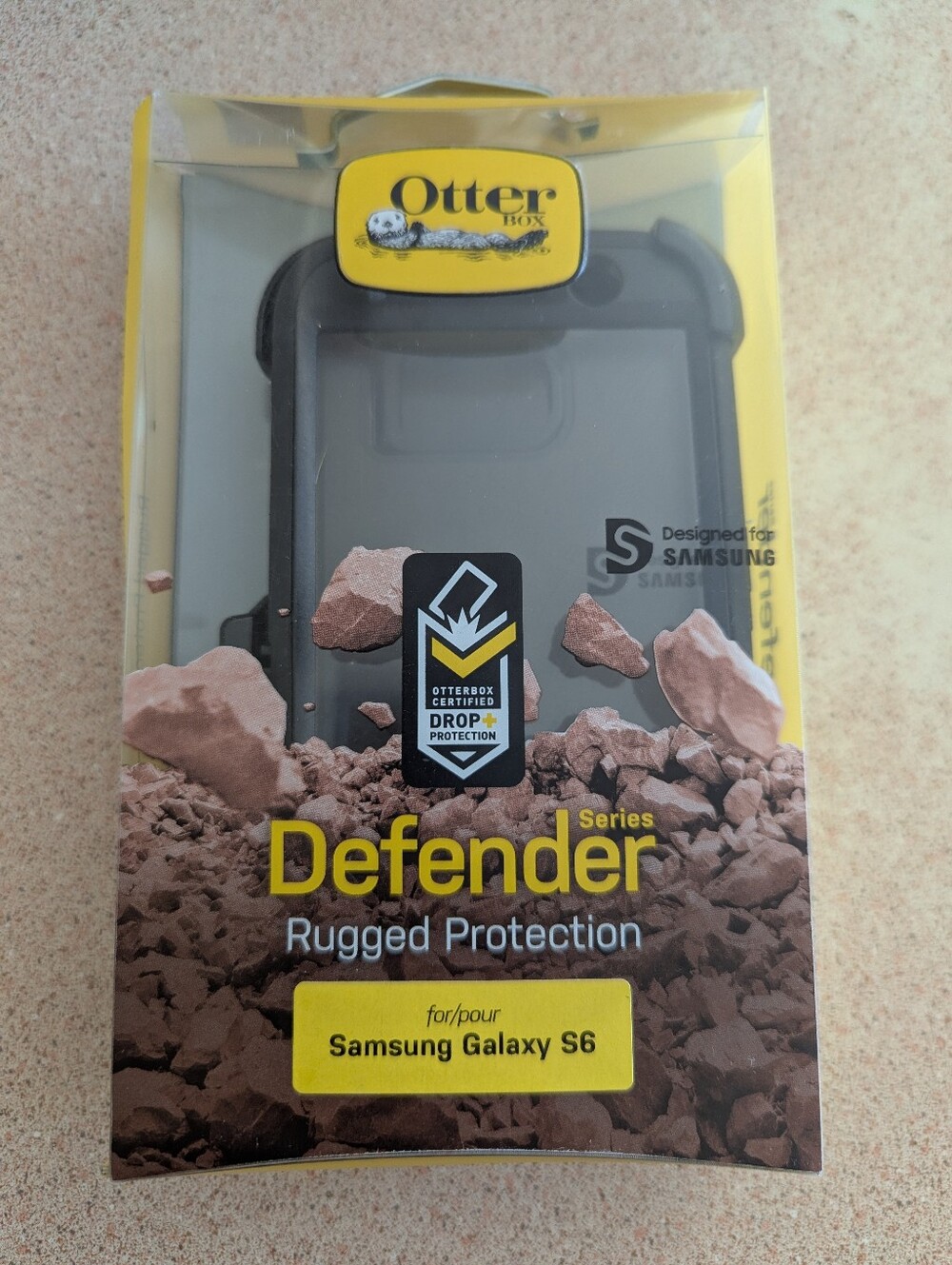 New OtterBox Defender Series Case for Samsung Galaxy S6 - Black
